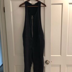 Black (medium) jumpsuit with zipper front